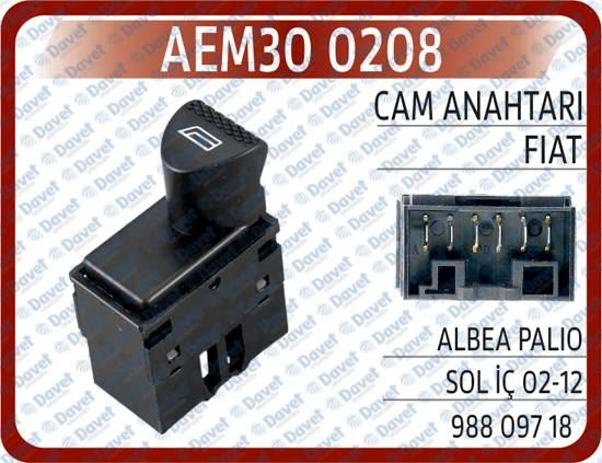 AEM 300208 Cam Anahtari Fiat Albea Palio Sol Ic 02-12